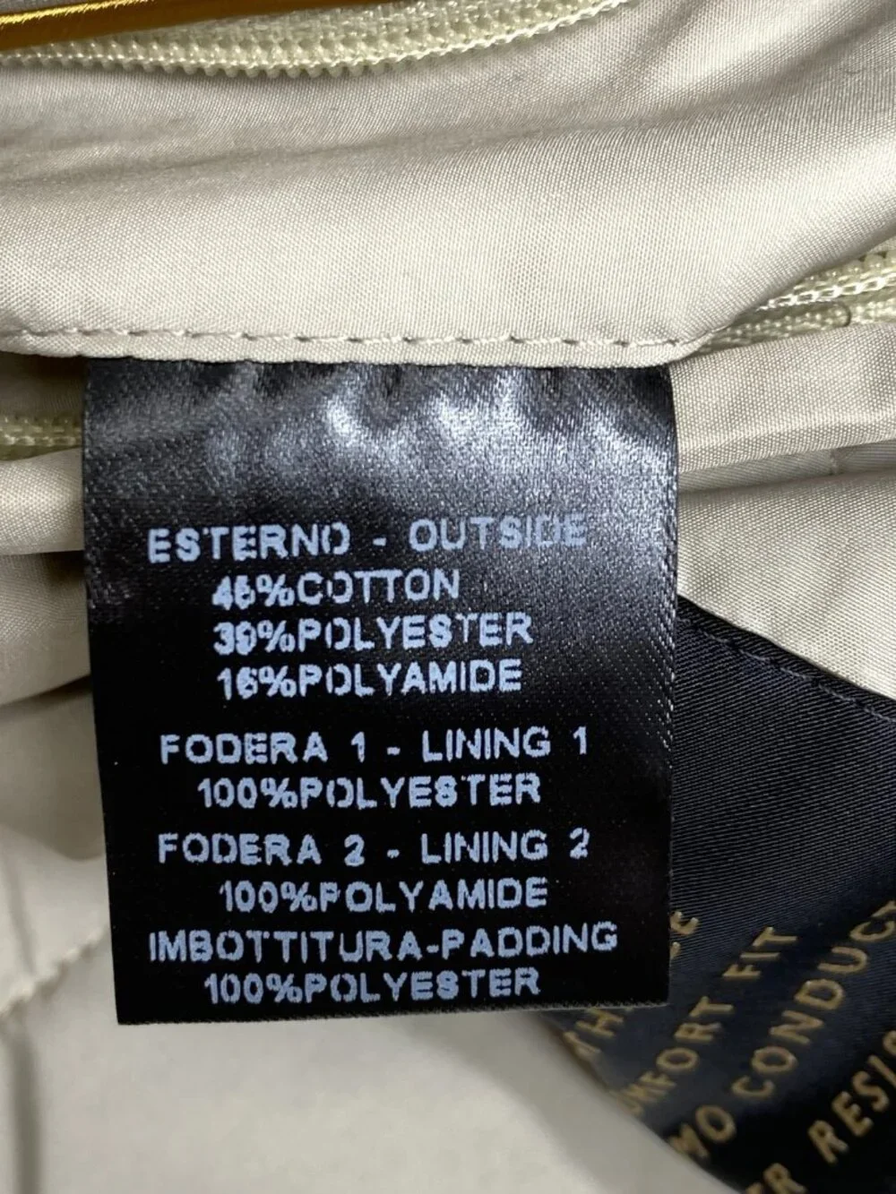 Sealup Mens Coat Beige Size XXL Genova Double Breasted Peacoat Goldtone Buttons